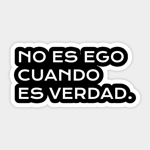 No es ego Sticker by dvalpx